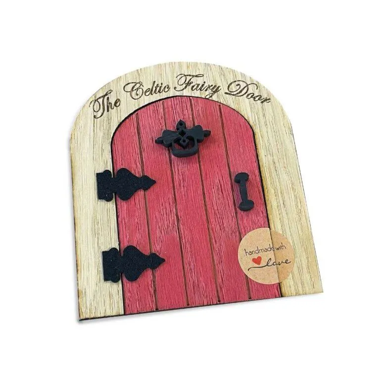 The Irish Folklore Collection Wooden Celtic Fairy Door