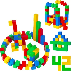 Tigerdoe 42 Pcs Educational Magnetic Cubes for Kids | Sensory Montessori Toys for Boys & Girls | Preschool Educational Magnetic Block Set