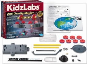 Toysmith Magnet Science Kit and Anti Gravity Magnetic Levitation Kit; Defy Gravity Magnetic Science Set