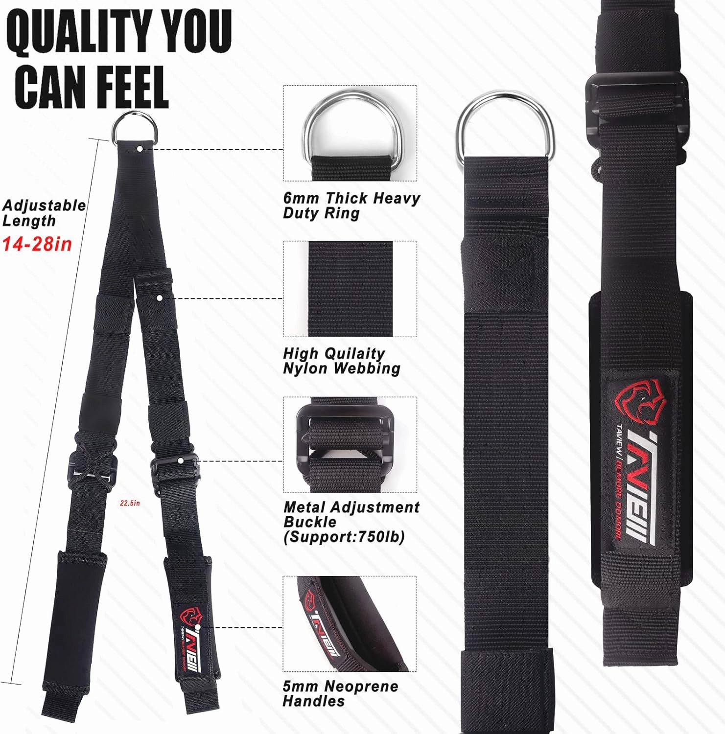 Tricep Rope Cable Attachment Adjustable (26-56 Inches), 27/36/48/55 Inches Long Tricep Rope Alternative, Greater Range of Motion,Gym Rope Equipment for Home/Gym Accessories
