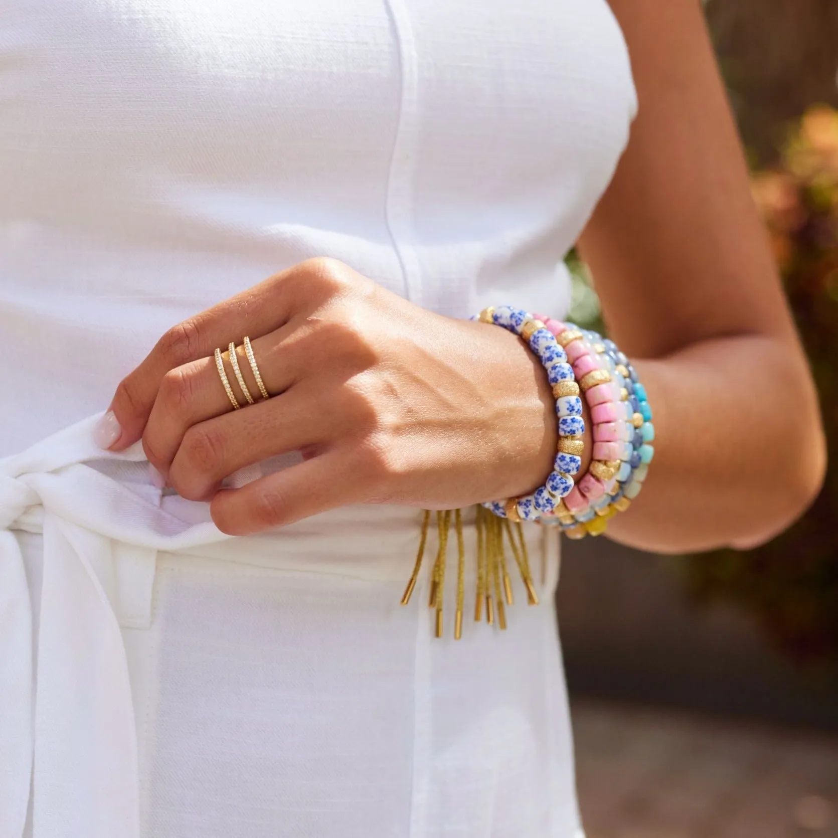 Trilogy Adjustable Ring