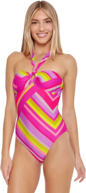 Trina Turk Waltz Convertible Bandeau One-Piece