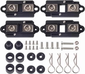 TRX4 Body mounts 4Pcs Adjustable Magnetic Body Post Mount Car Shell Column 55-85mm for 1/10 RC Crawler Axial SCX10 TRX4 TRX6 SCX10 90046 D90 86100 MST CFX TRX4 Upgrades (RC Body mounts B)
