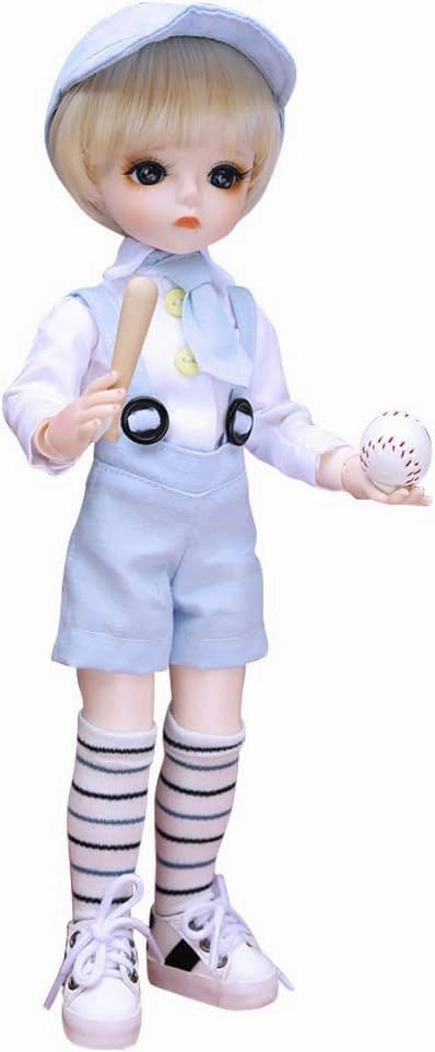 UCanaan BJD Doll 1/6 SD Dolls 12 Inch 18 Ball Jointed Doll DIY Toys with Full Set Clothes Shoes Wig Makeup, Best Gitfs for Girls Christmas Birthday (B-Nanxuan)