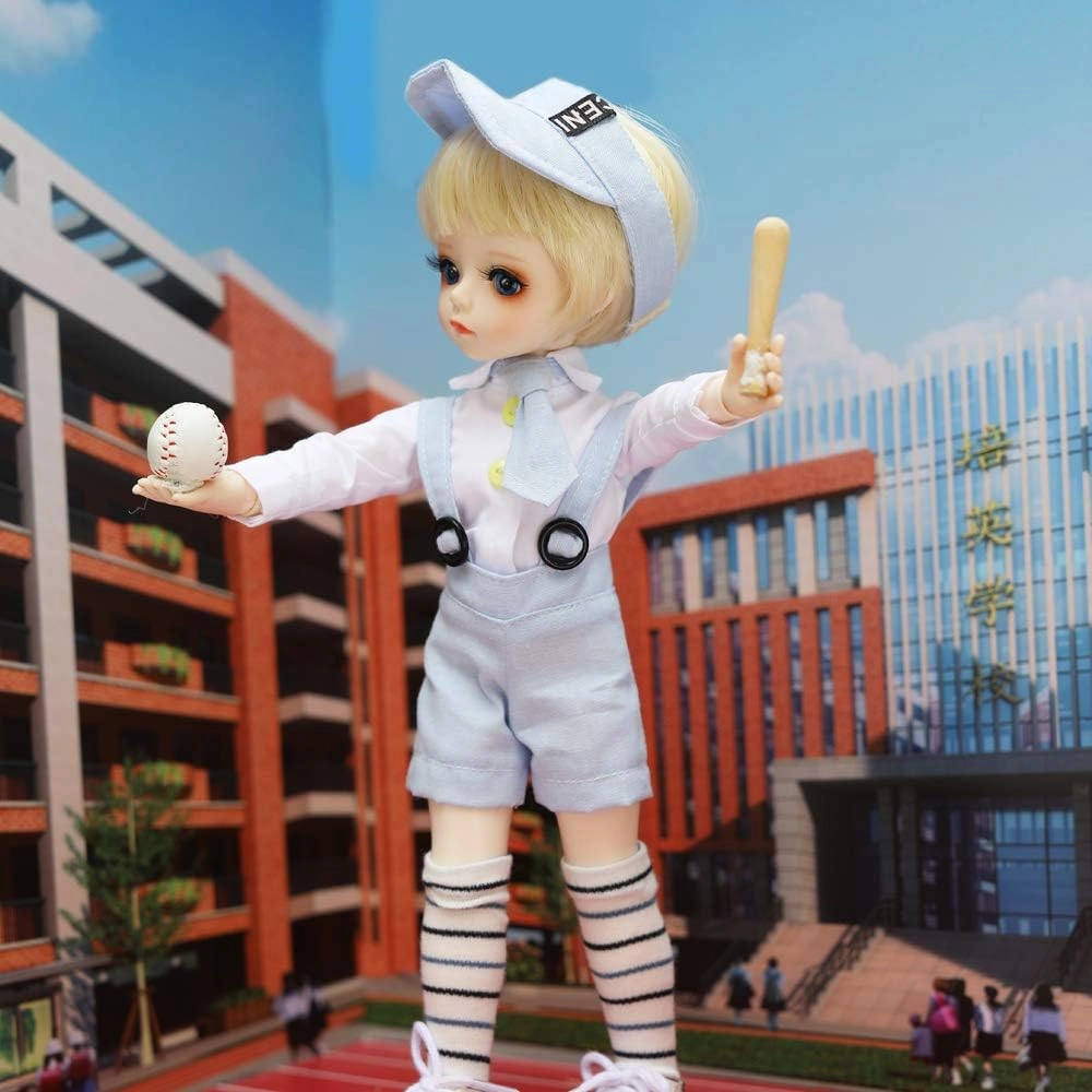 UCanaan BJD Doll 1/6 SD Dolls 12 Inch 18 Ball Jointed Doll DIY Toys with Full Set Clothes Shoes Wig Makeup, Best Gitfs for Girls Christmas Birthday (B-Nanxuan)