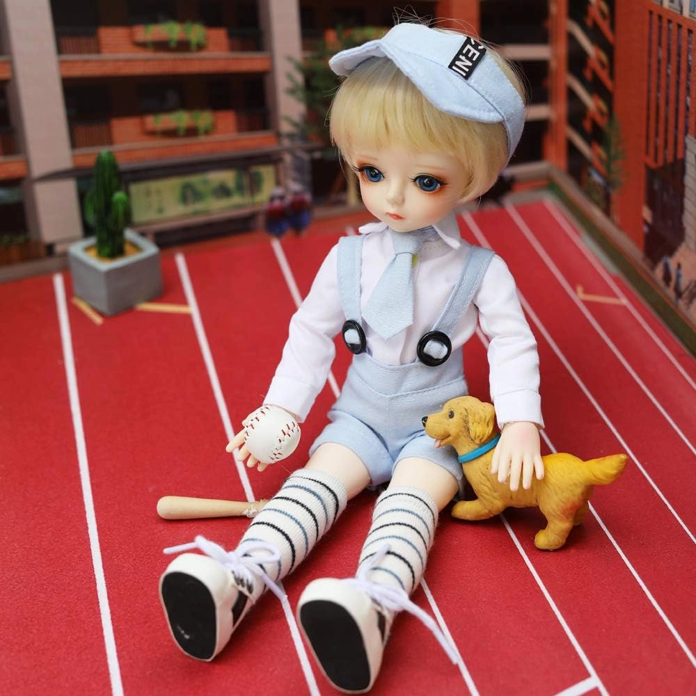 UCanaan BJD Doll 1/6 SD Dolls 12 Inch 18 Ball Jointed Doll DIY Toys with Full Set Clothes Shoes Wig Makeup, Best Gitfs for Girls Christmas Birthday (B-Nanxuan)