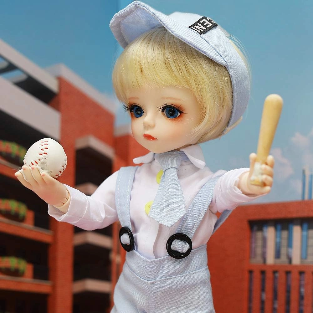 UCanaan BJD Doll 1/6 SD Dolls 12 Inch 18 Ball Jointed Doll DIY Toys with Full Set Clothes Shoes Wig Makeup, Best Gitfs for Girls Christmas Birthday (B-Nanxuan)