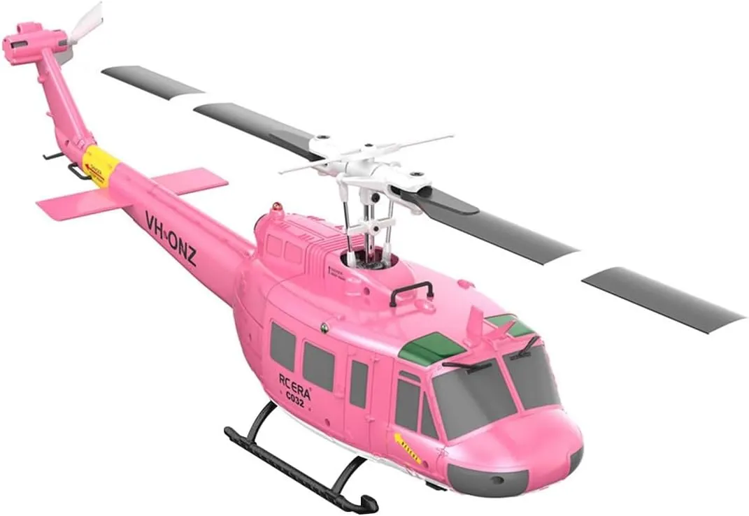 UH 1 Huey RC Helicopter Model, C032 1/48 Scale 2.4G 6CH Flybarless RC Helicopter Model