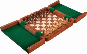 Ultimate Wooden Magnetic Travel Chess Set - 10"