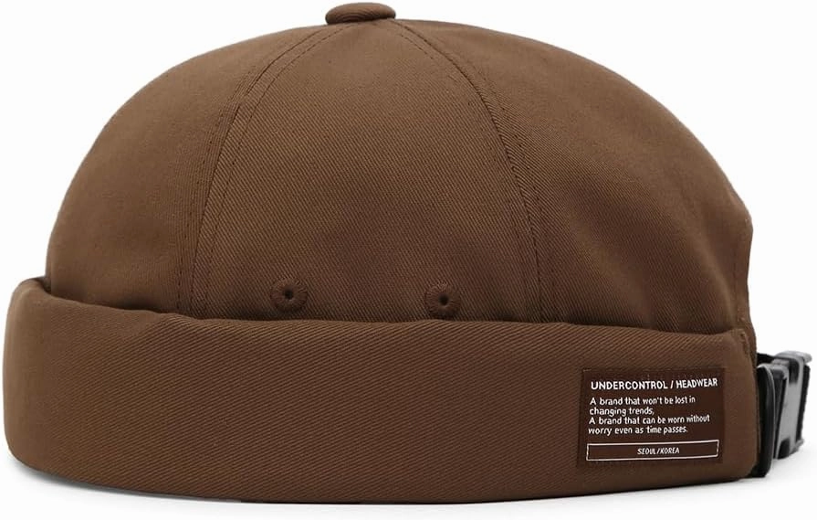 UNDERCONTROL Brimless Sailor Fisherman Leon Hat No Visor Miki Skull Docker Beanie Trawler Tactical Ring Cap for Men & Women