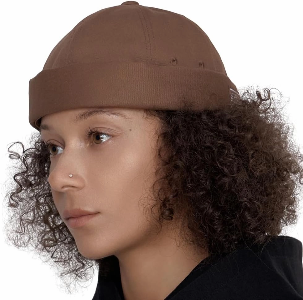 UNDERCONTROL Brimless Sailor Fisherman Leon Hat No Visor Miki Skull Docker Beanie Trawler Tactical Ring Cap for Men & Women