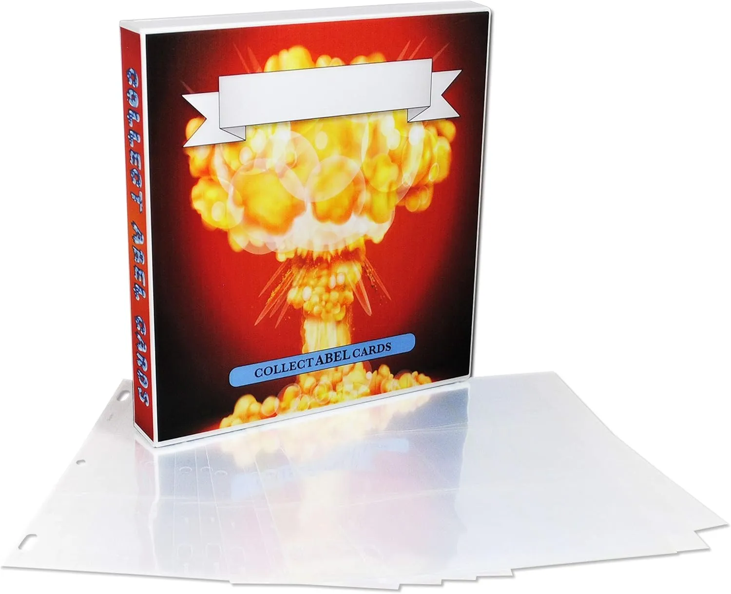 UniKeep Garbage Pail Kids GPK Themed Collectible Card Storage Binder - Complete With 20 Card Pages (Adam Bomb)