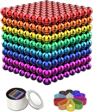 Upgraded 1000PCS Magnetic-Balls for Teenager Adults, Slime with Fidget Toy Stress Reliever Puddy for Christmas Birthday Gifts Stocking 3MM.
