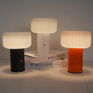 USB Rechargeable Mushroom Room Table Dimming Small Night Lamp
