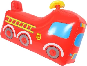 VICASKY Cartoon Fire Truck Inflatable Toy for Boy Girl Tumbler Plaything Fun Outdoor Activity for Toddlers Years and Lightweight Design