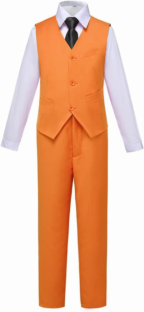 Visaccy Boys Suits Slim Fit Dress Clothes Ring Bearer Outfit