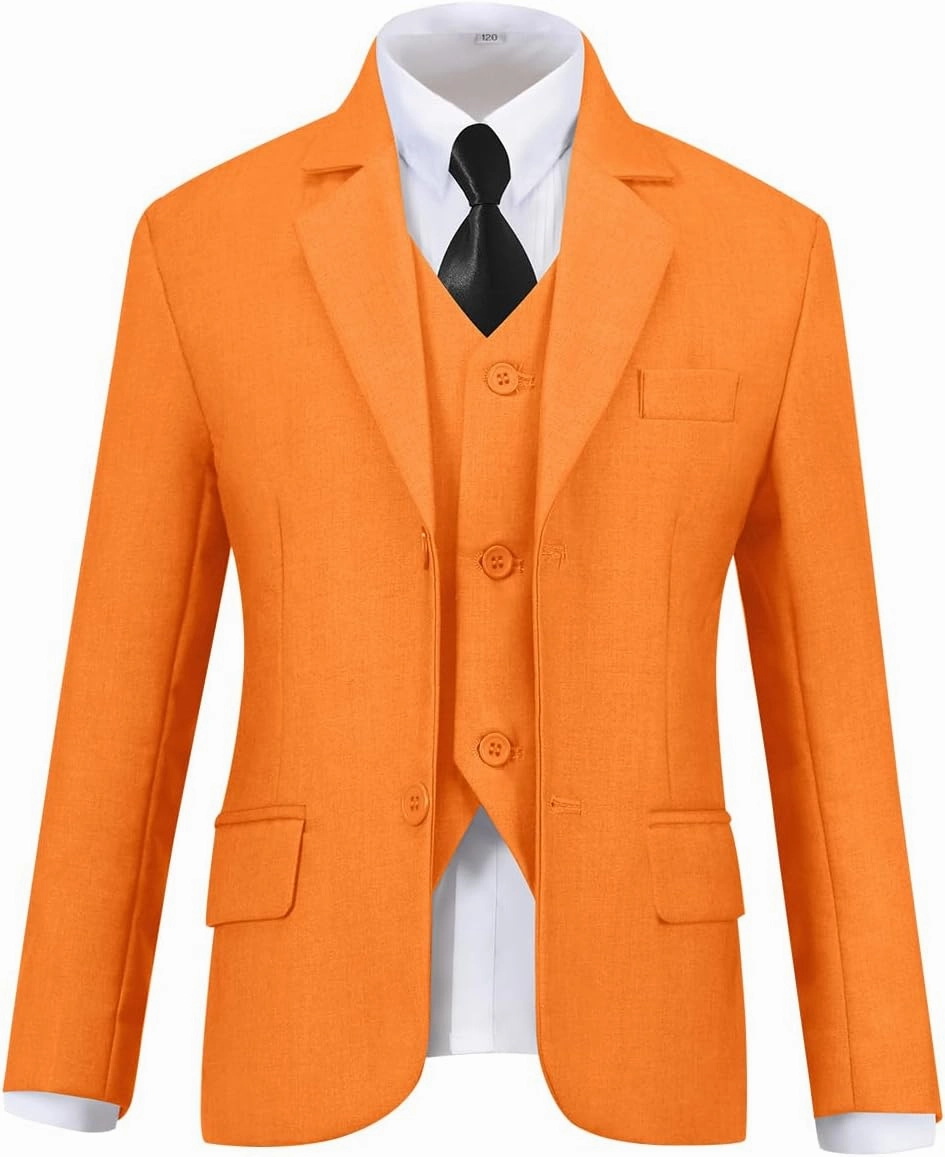 Visaccy Boys Suits Slim Fit Dress Clothes Ring Bearer Outfit