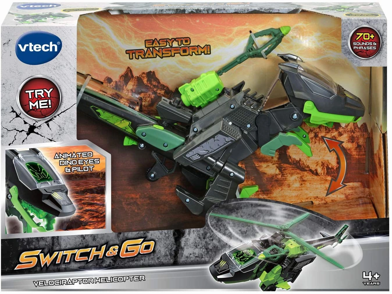 Vtech Switch & Go® Velociraptor Helicopter