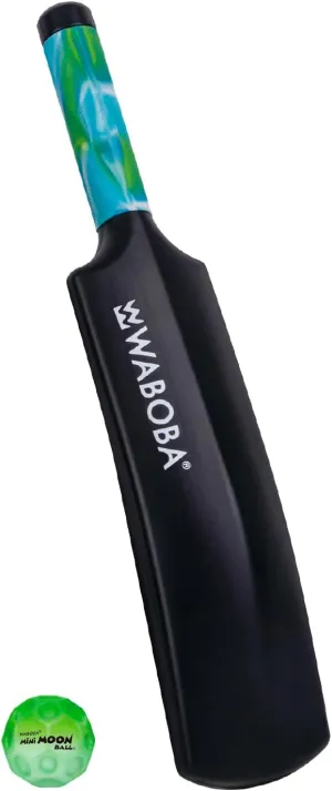 Waboba Mini Cracket Set - Mini Cracket Bat with Mini Moon Ball for Water Baseball
