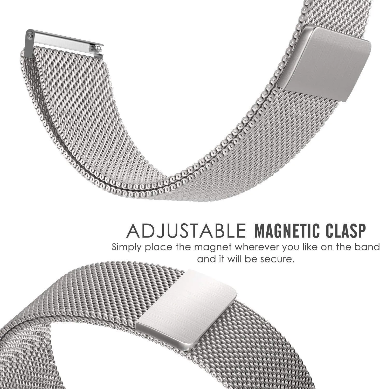 Watch Strap 18mm 20mm 22mm Universal Watch Bands Smart Watch Metal Strap Stainless Steel Watch Band Men Women Watches