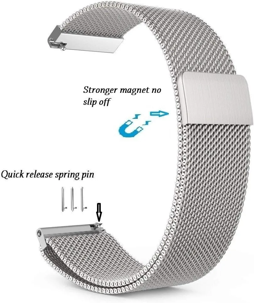 Watch Strap 18mm 20mm 22mm Universal Watch Bands Smart Watch Metal Strap Stainless Steel Watch Band Men Women Watches
