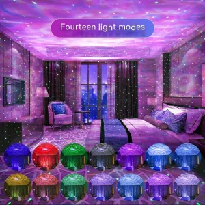 Water Ripple Nebula Starry Sky Projection Lamp