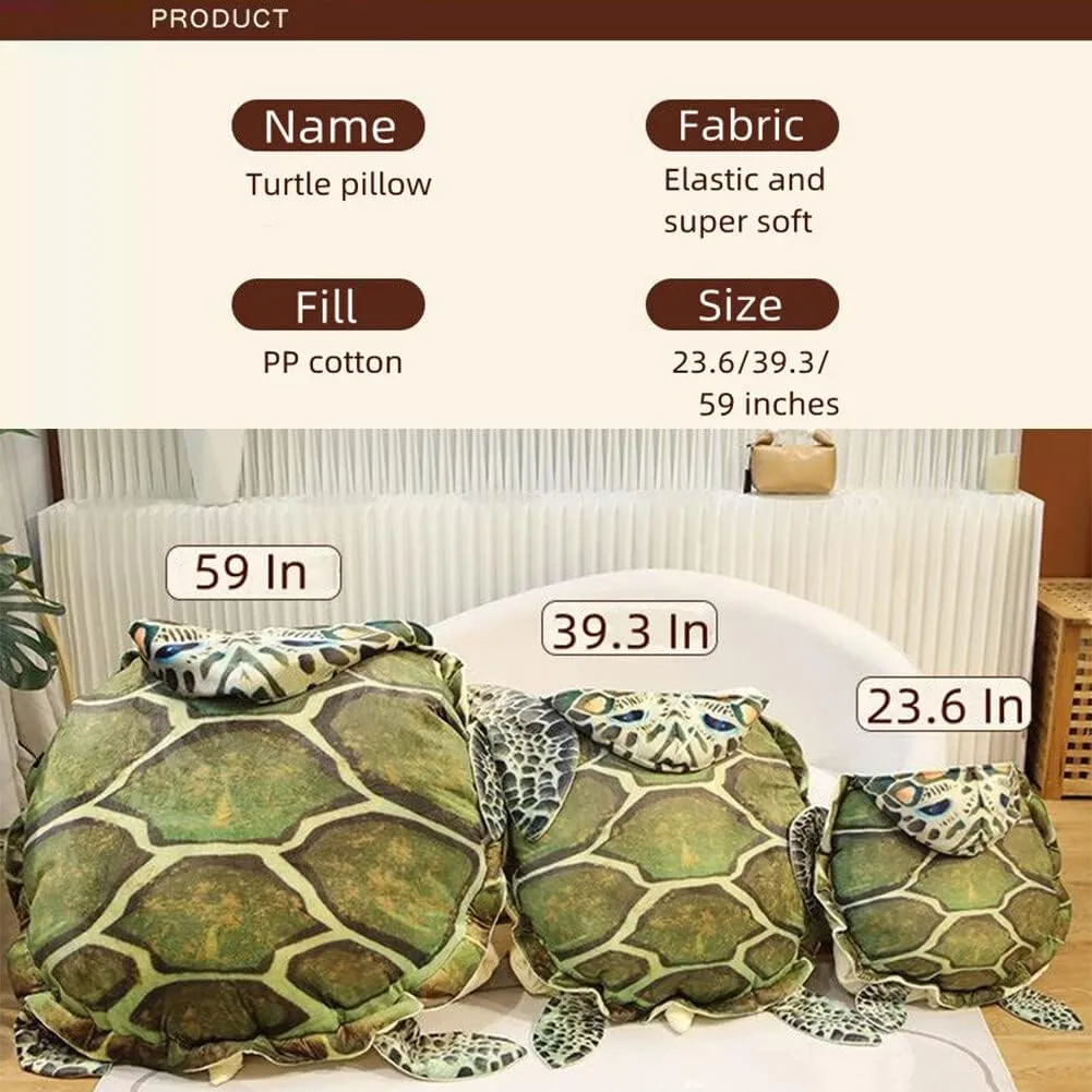 Wearable Turtle Shell Giant Turtle Stuffed Animal Tortoise Plush Toys Doll