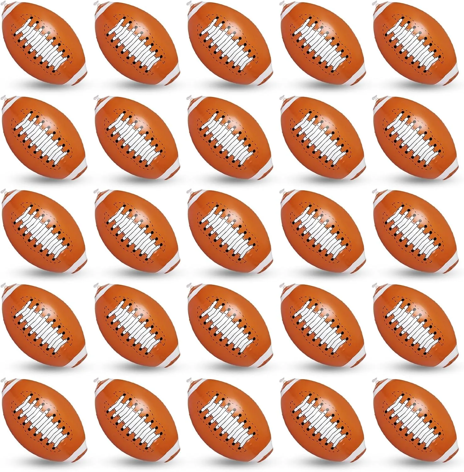 Whaline 25Pcs 16'' Inflatable Beach Balls Pool PVC Balls for Summer Beach Party Decorations Water Sand Game Toy Accessories