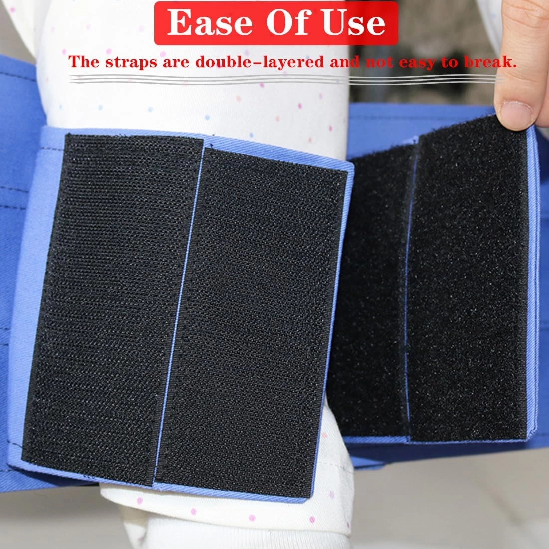 Wheelchair Leg Strap Medical Restraints,Widened Design,Adjustable Wheelchair Seat Belt Restraints Foot Rest Strap,Leg Straps for Wheelchair Accessories for Paralysis,Parkinson's,Legs Spasm