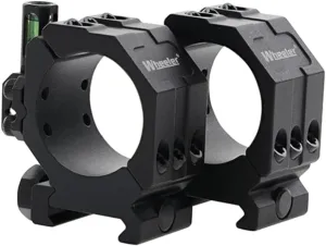 Wheeler 2-Piece Picatinny Rail Scope Rings with Anti-Cant Indicator for Leveling, Shooting