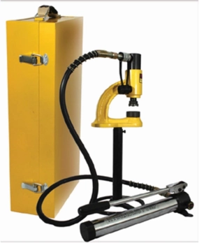 Whitehaus Collection WHNSH8 Accessories Kitchen Hole Punch Machine, Yellow/Black