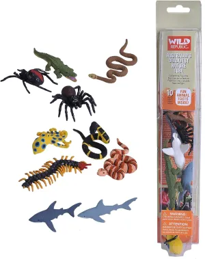 Wild Republic Nature Tube Australia’s Deadliest, Ten Species of Dangerous Australian Animals, Gift for Kids, Great for Interactive Play