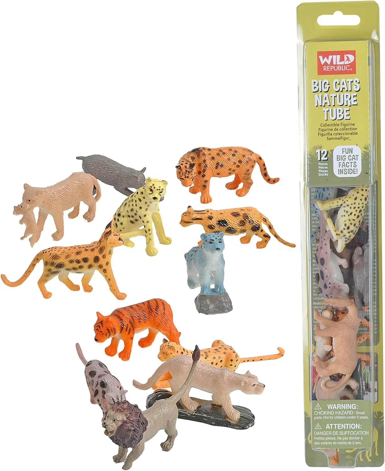Wild Republic Nature Tube - Big Cats