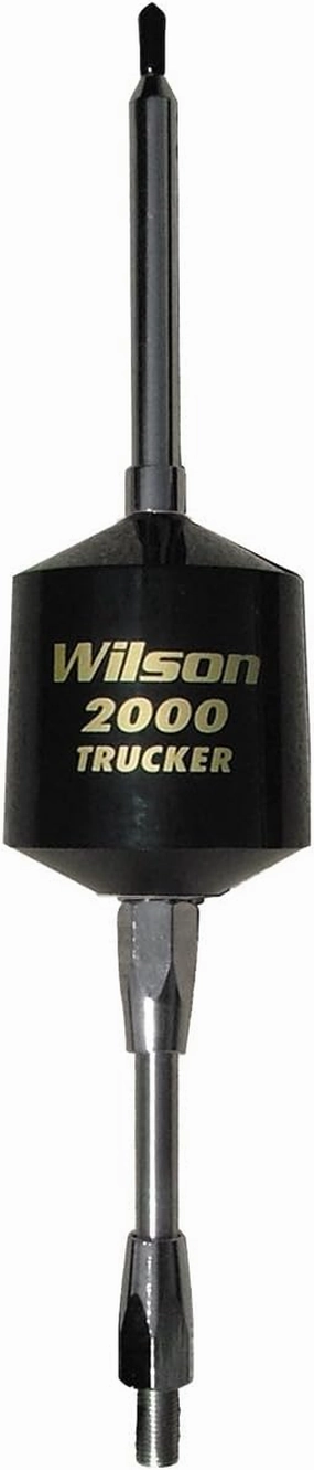 Wilson 305-492 T2000 Series CB Radio Antenna Black Mobile CB Trucker Antenna with 5-Inch Shaft, AM|FM Ready CB Radio Antenna