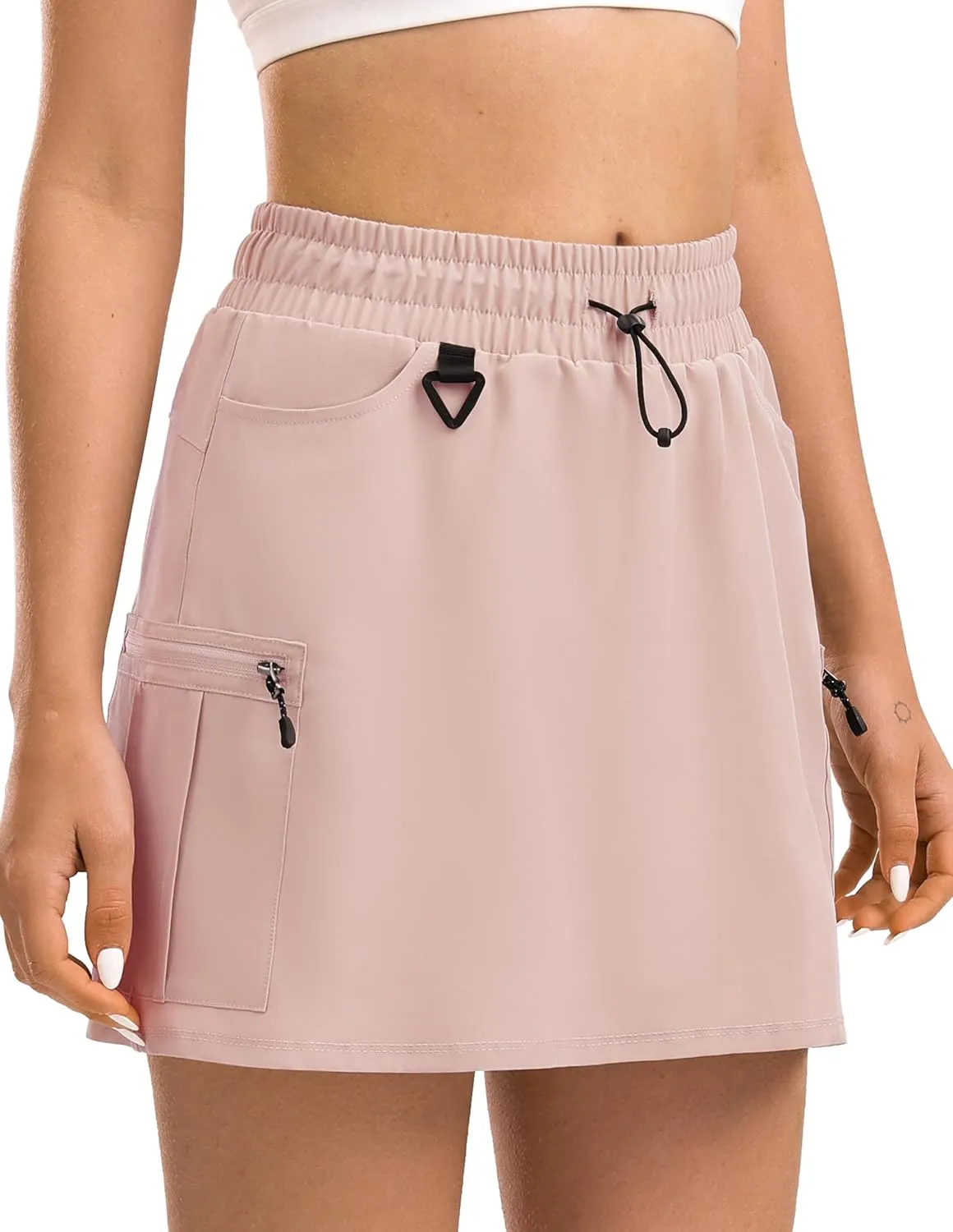 Women's Hiking Cargo Skort Golf Skirt with 5 Pockets Tennis Dressy Casual 16" Skorts for Summer Travel Outdoor 2025