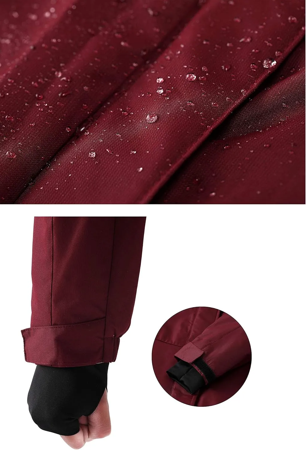 Women's Mountain Ski Jacket Waterproof Fleece Snowboard Winter Rain Coat