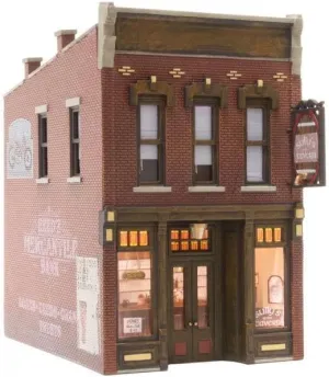 Woodland Scenics BR5850 O Scale Sully's Tavern Built & Ready Lighted