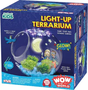 Wow in The World Light-UP Terrarium | Grow Plants, Decorate Your Terrarium, Glow-in-The-Dark, UV Lights, Companion Audio Content, Bonus Reusable Science Tool, STEM Toy for Kids 6  by Thames & Kosmos