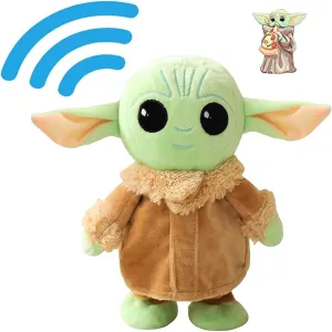 WPOZD Baby Yoda Plush Toy, Talking Walking Baby Doll, Cute Star Wars Jedi Order Gift for Kids