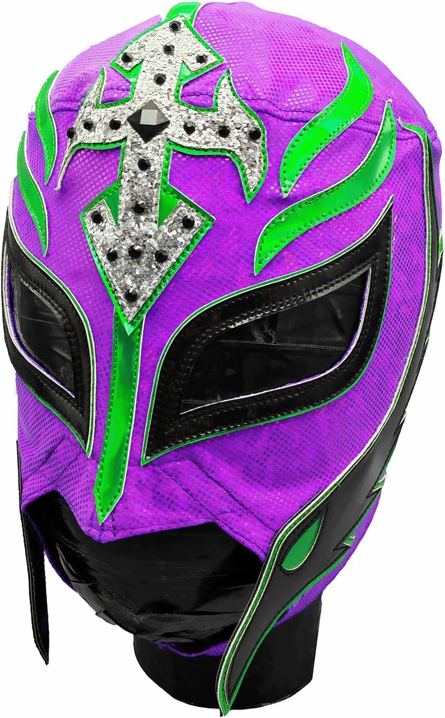 Wrestling MASK Rey Mysterio 619 Luchador Wrestler MASK Lucha Libre Mexicana MASK Violet