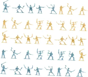 YARNOW Mini Pirate Soldier Models 100pcs Toy Soldiers Pirate Skeleton Warrior Ideal for Halloween Stage and Cosplay