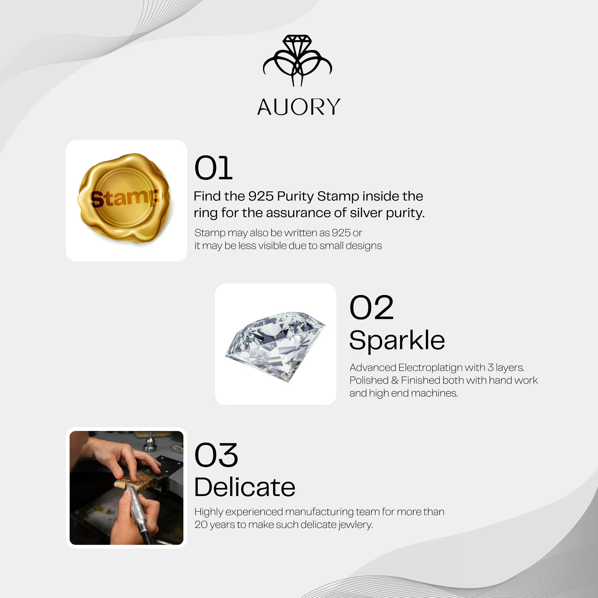 Yellow Gold Adjustable Silver Lotus Bloom Diamond Accent Ring For Woman