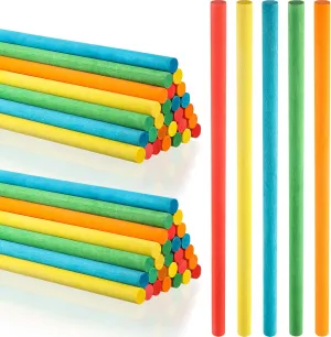 Yookeer 30 Pcs Rhythm Sticks for Kids Bulk 5 Colors Wooden Lummi Sticks Music Toys Percussion Instruments for Kids Toddler Present, Girls Boys Classroom Play Music Learning(30 cm/ 12 Inches)