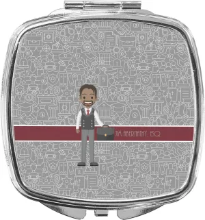 YouCustomizeIt Personalized Lawyer/Attorney Avatar Compact Makeup Mirror