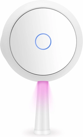 YourMate Toothbrush Sanitizer Covers Rechargeable Travel Toothbrush Case with Magnetic Holder for Houshold and Traveling White
