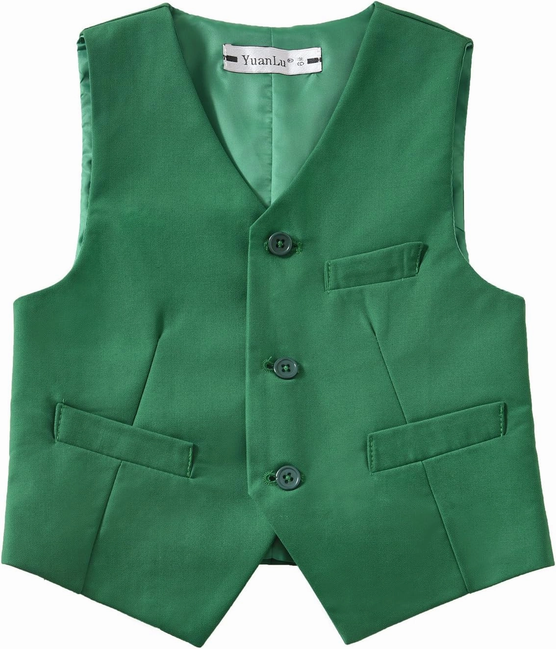 YuanLu Boys Suit Dress Clothes Ring Bearer Outfit Homecoming Dresses Boy Vest and Pants Set for Kids Wedding Tuxedo Suits