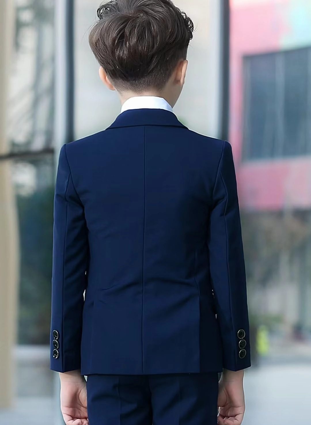 YuanLu Boys Suit for Kids Tuxedo Wedding Ring Bearer Outfit Boy Formal Suits 5 Piece Slim Fit Dresswear Suit Set