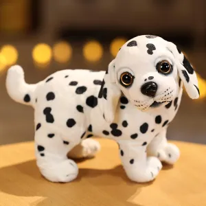 ZHONGXIN MADE Small Dalmatian Stuffed Animals, Realistic Standing Dalmatian Plush Toy, Cute Stuffed Dalmatian Puppy Plushie Model Dolls Gifts for Boys and Girls…