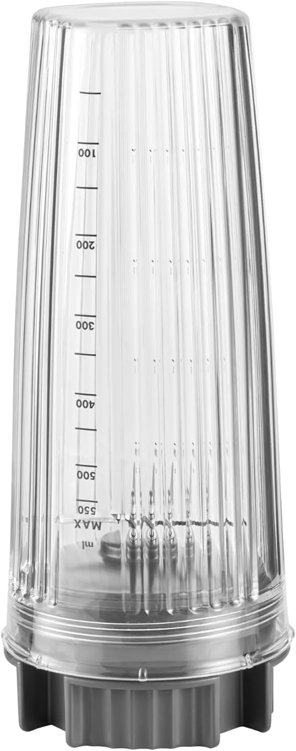 ZWILLING Enfinigy Personal Blender, Piranha Teeth Cross Blade for Ultimate Blending, Smoothies, Shakes and More, 20 fl oz Breakproof Travel Cup with Lid, BPA Free, White